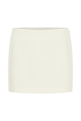 Aisha Suiting Mini Skirt - Ivory